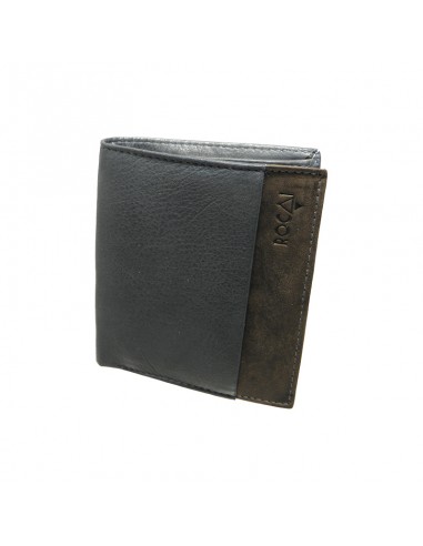 Cartera para chico de piel Rocai Azul