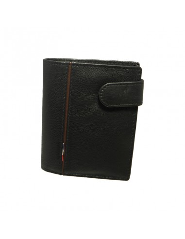 Billetera de piel con cierre