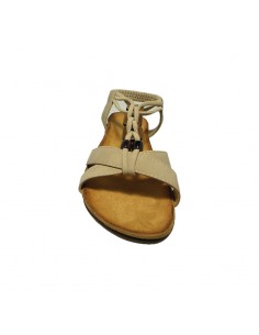 Sandalia cómoda beige Mod 052 2