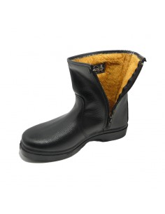 Bota piel negra con... 2