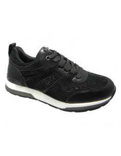 Zapatilla deportiva negra...