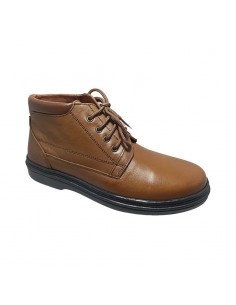 Bota de hombre piel camel