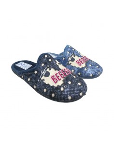 Zapatilla casa abierta ovejas