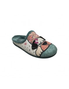 Zapatilla descalza bordado...