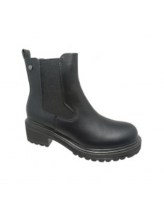 Bota negra mujer moda