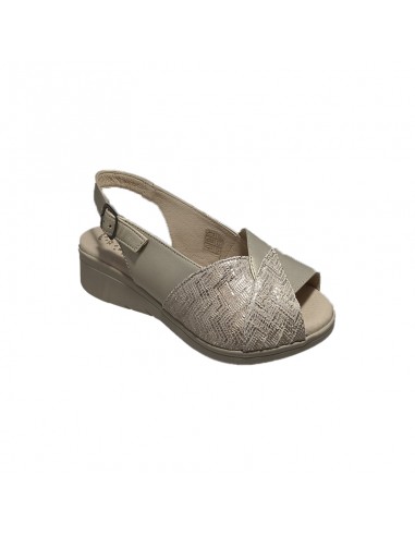 Sandalia piel ancha planta gel Sandalia piel ancha planta gel