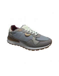 Deportivo gris mujer cordon
