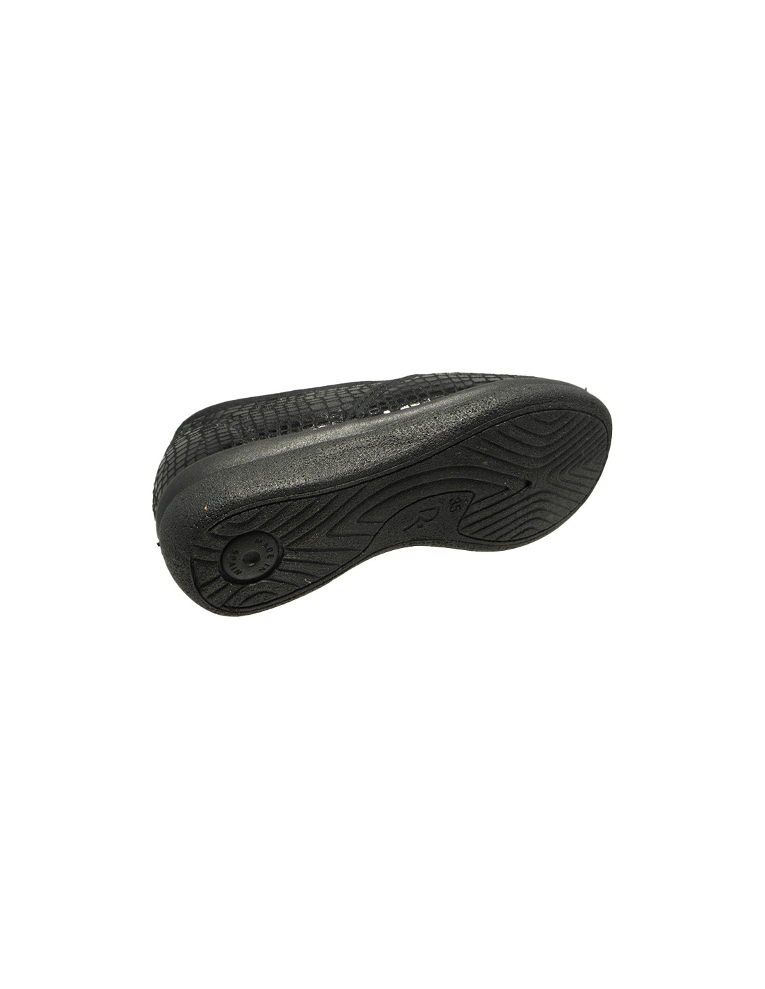 Zapatilla tipo zapato negro Roal 1322 Zapatilla tipo zapato negro Roal 1322