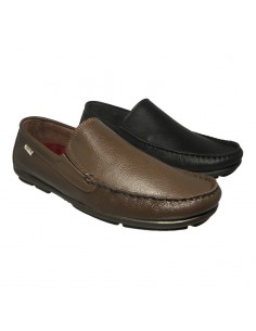 Mocasín de piel para hombre