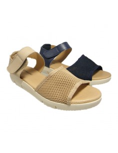 Sandalia cómoda piel 7598