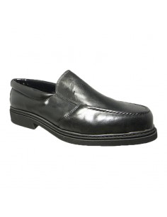 Manoletina negra de piel 1543