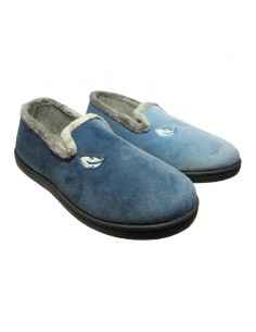 Zapatilla plumaflex cerrada Jeans modelo 12203